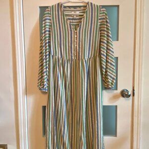 Beautiful M&S Summer Linen Dress, Size 8